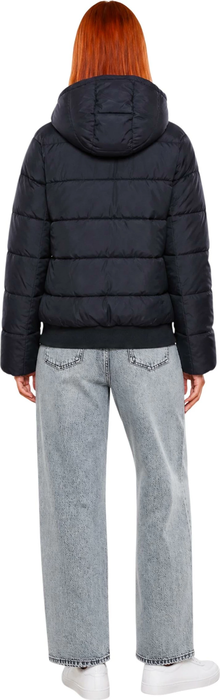 Jakne puffer për femra EA7 7W001496 AF26297, e zezë [Madhësia: M]