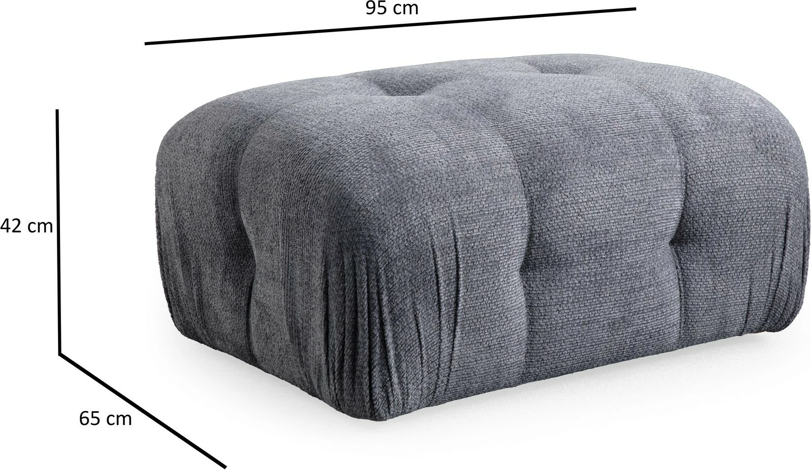 Këndare Atelier del Sofa Petite 2, ngjyrë gri