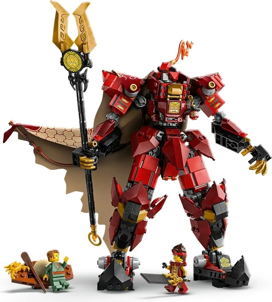 Set LEGO NINJAGO The Fire Knight Mech 71846 me 2 minifigura