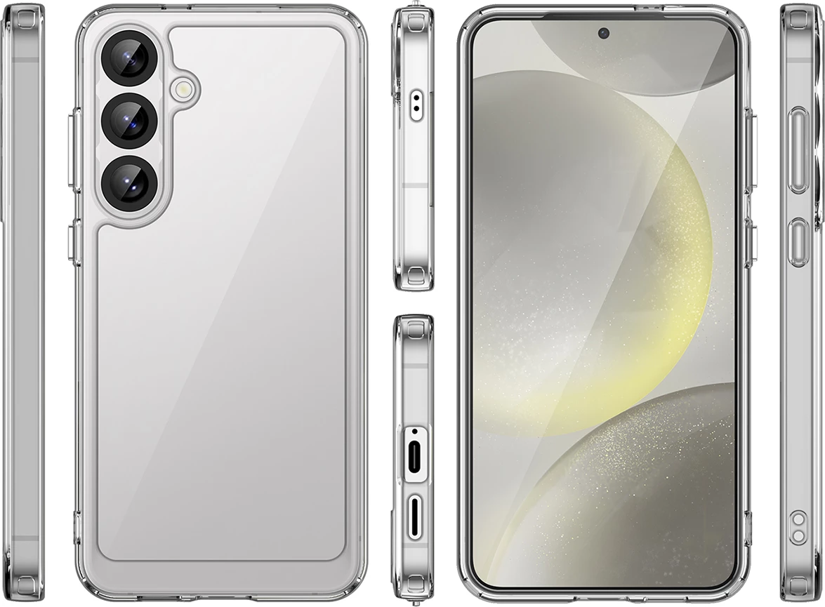 Mbështjellës Hurtel Outer Space Case për Samsung Galaxy S25+, Transparent