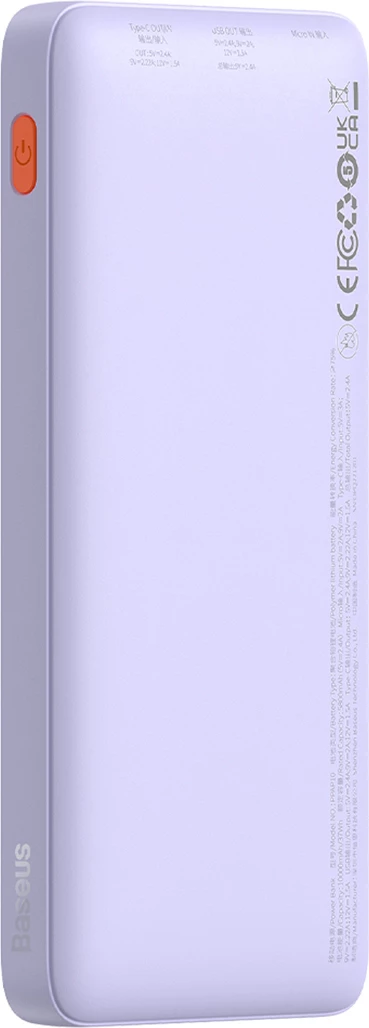 Powerbank Baseus Airpow 10000mAh, 20W, Violet