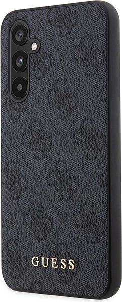 Mbështjellës Guess GUHCSA54G4GFGR për Samsung Galaxy A54 5G, 4G Metal Gold Logo, Gri
