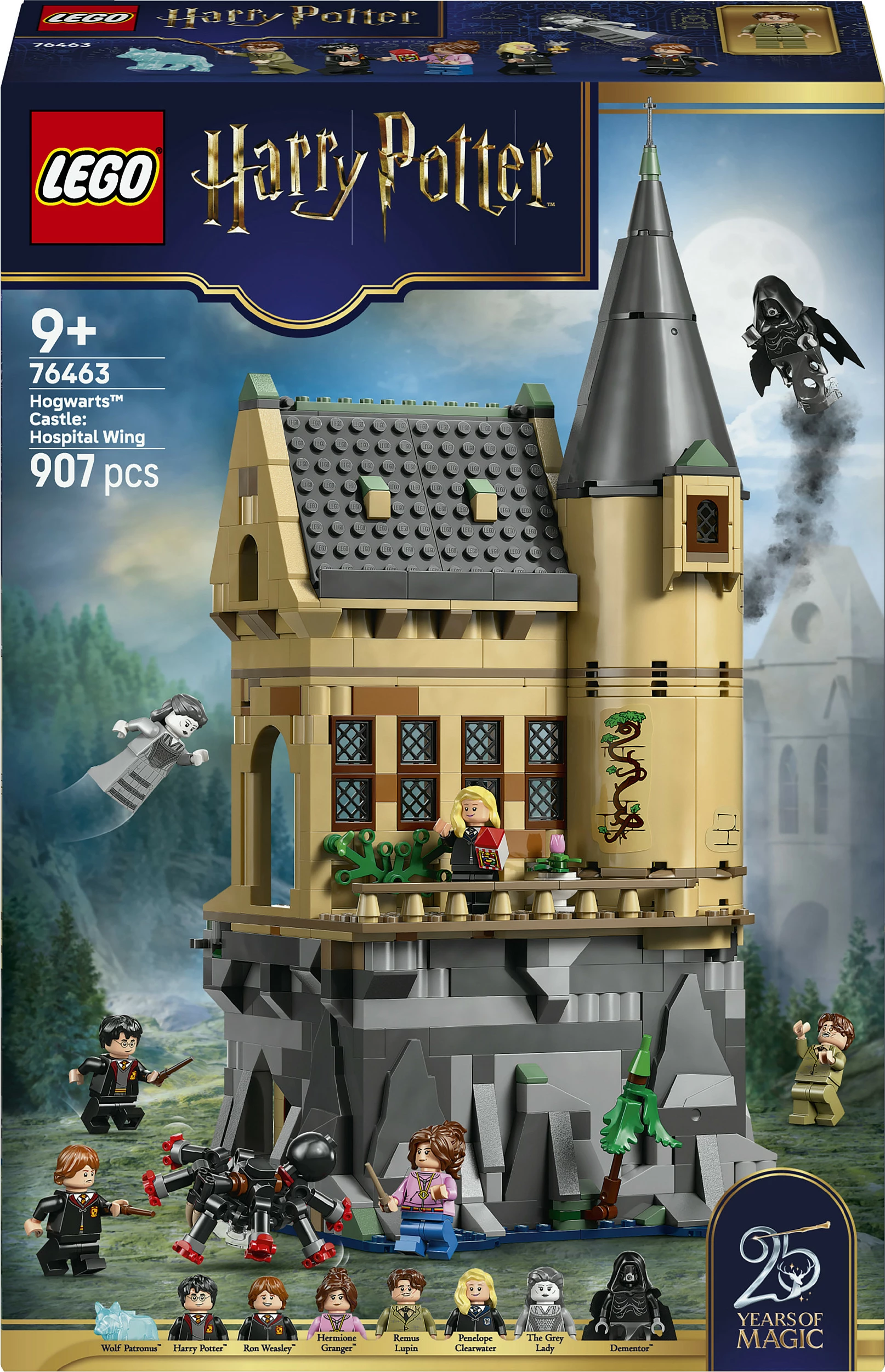 Set ndërtimi LEGO Harry Potter Hogwarts Castle 76463, 907 copë, 7 minifigura, shumëngjyrësh