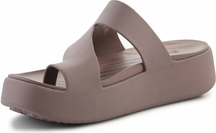 Sandale platformë Crocs për femra, kafe [Madhësia: 41 - 42]