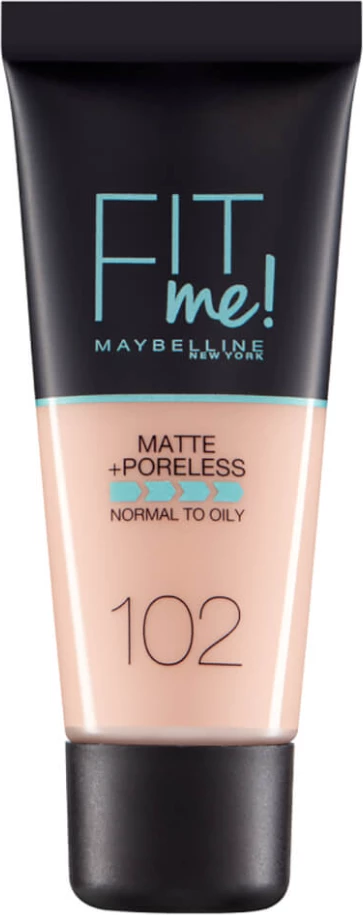 Krem pudër Maybelline Fit Me, Matte+Poreless, no.102, 30ml