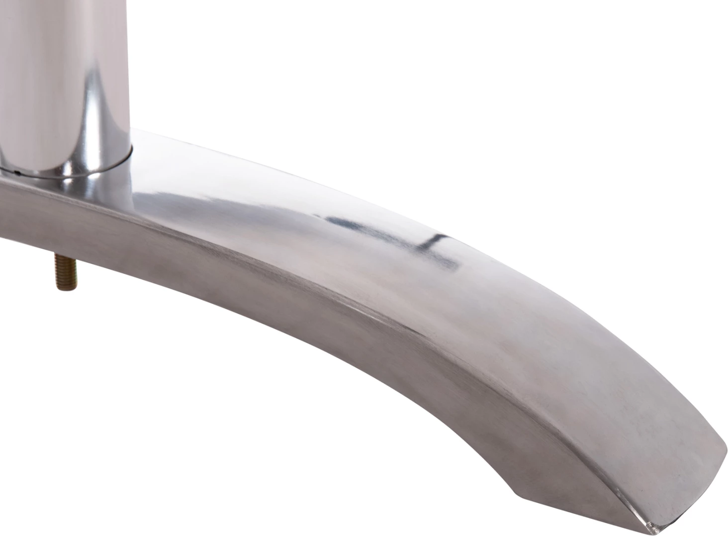 Baza dyshe për tavolinë, metal krom, me rregullues lartësie, 100x60x73cm