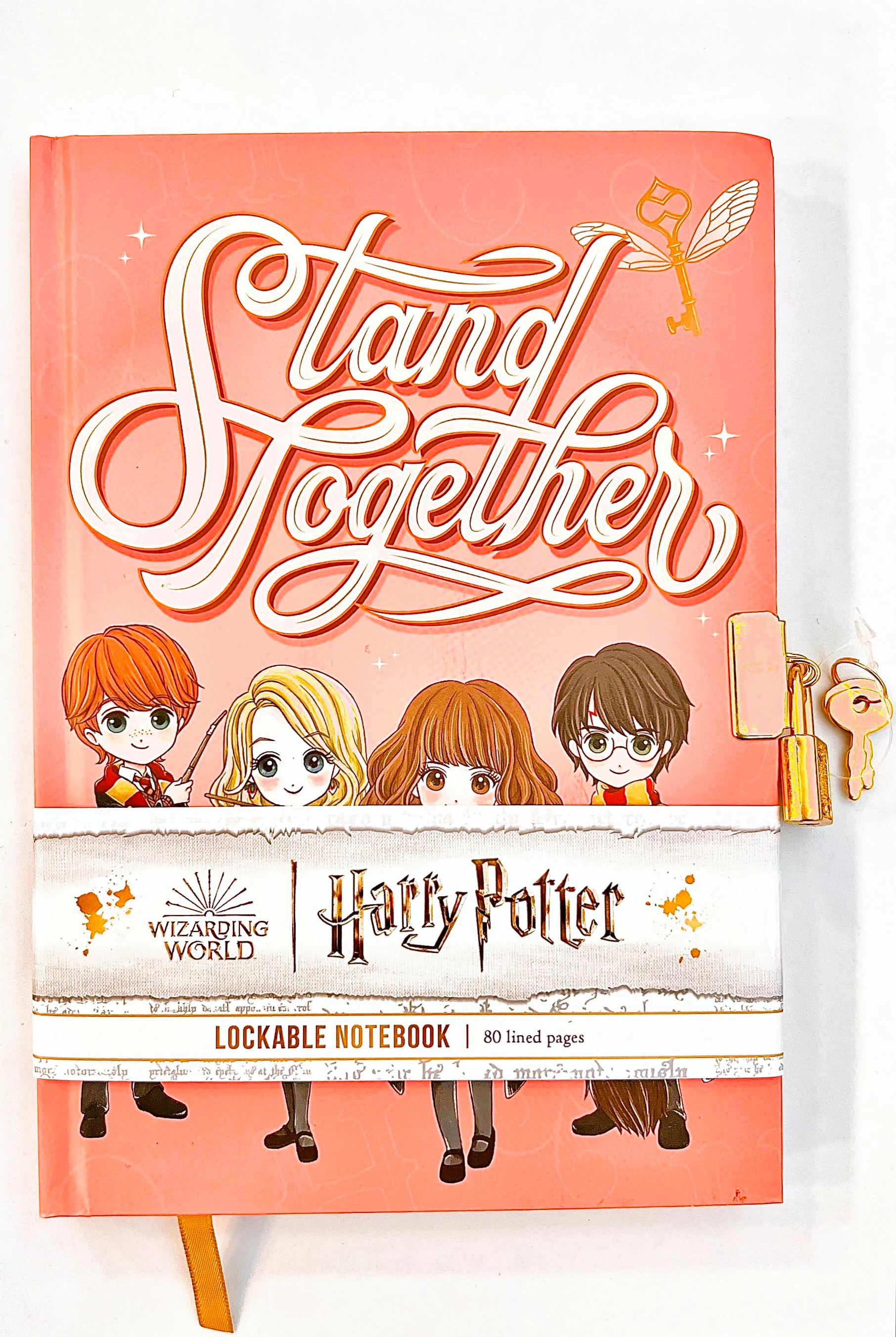 Bllok shënimesh me dry Pyramid International Harry Potter "Stand Together" A5, portokalli