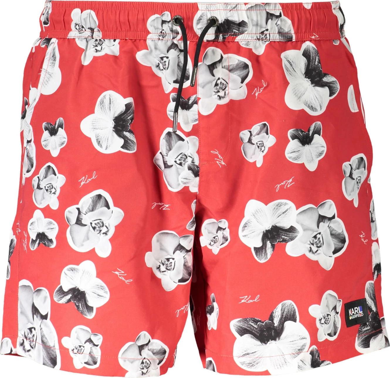 Të poshtme noti KARL LAGERFELD BEACHWEAR meshkuj, të kuqe [Madhësia: XXL]