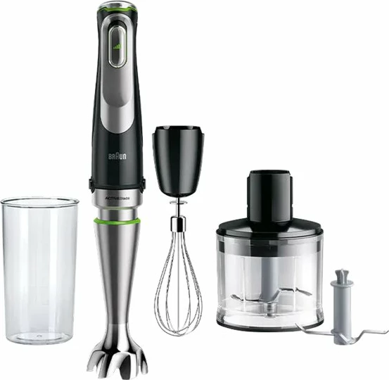 Blender dore Braun MultiQuick 9 MQ9135XI 1200W, 4 shtojca, i zi