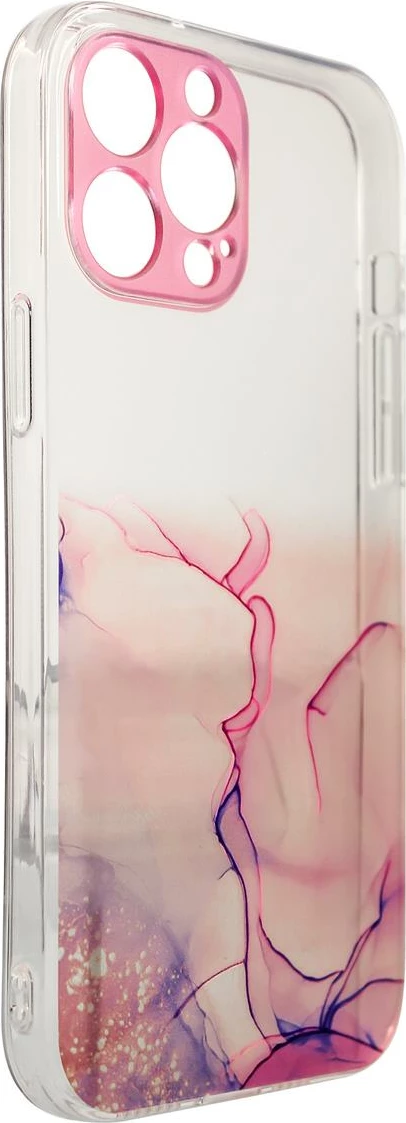 Mbështjellës Hurtel Marble Case për iPhone 12 Pro Max, Rozë
