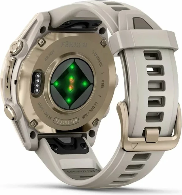 Smartwatch Garmin Fenix 8 AMOLED 43mm (010-02903-11), beige