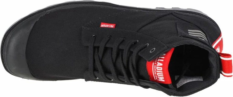 Atlete të larta Palladium Pampa Hi Army për meshkuj dhe femra, të zeza