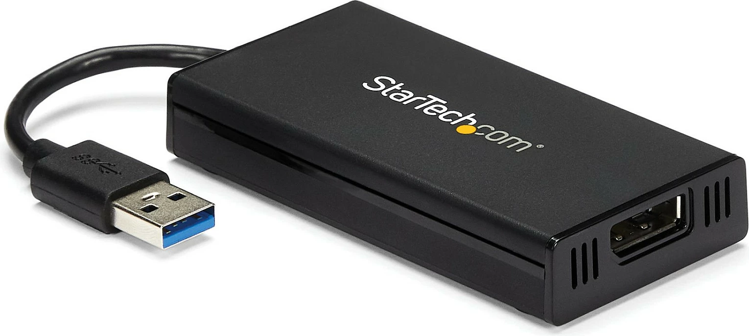 Adapter USB 3.0 në DisplayPort StarTech USB32DP4K, 4K 30Hz, DisplayLink, i zi