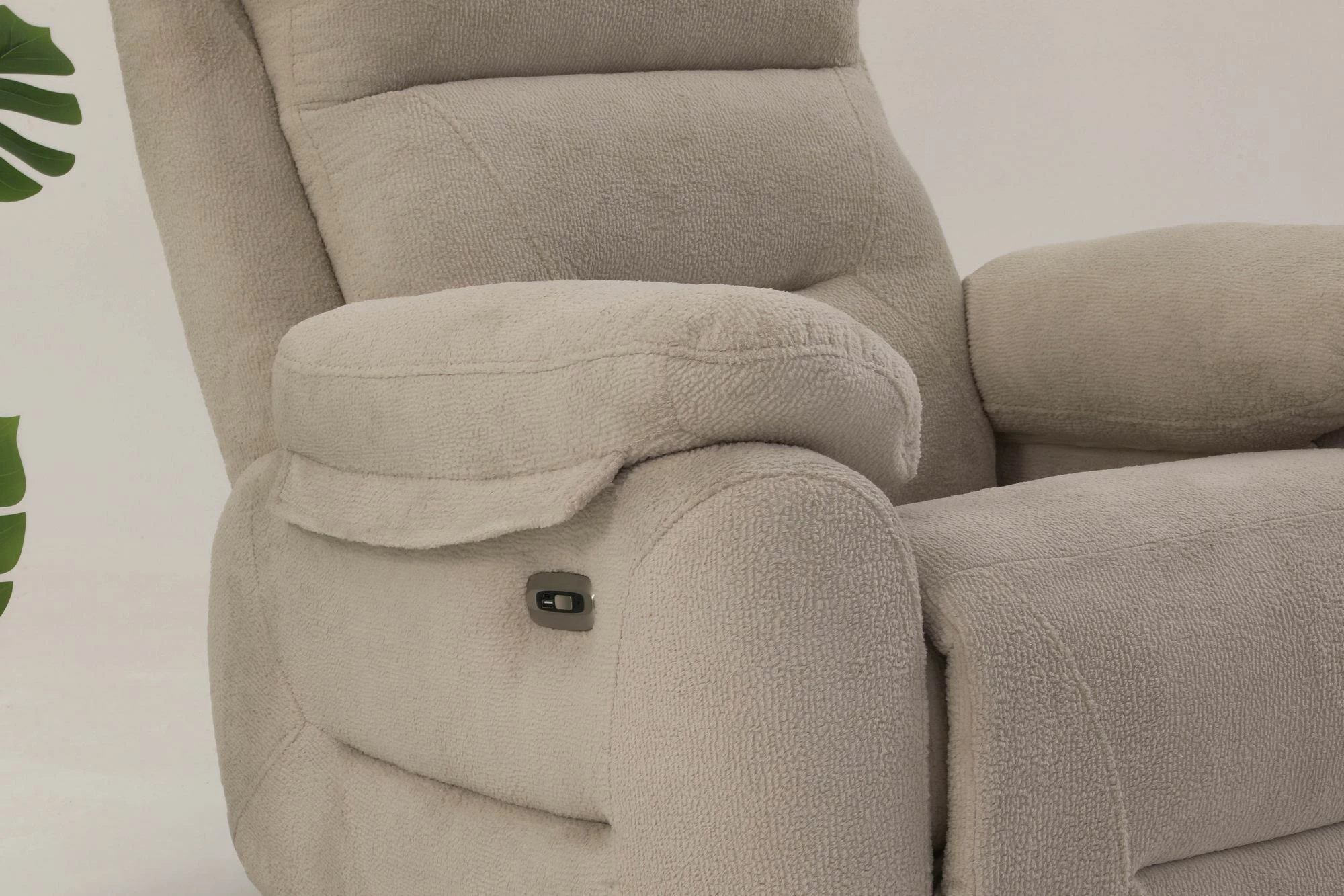 Karrige relaksuese elektrike Comfort, krem, Atelier del Sofa