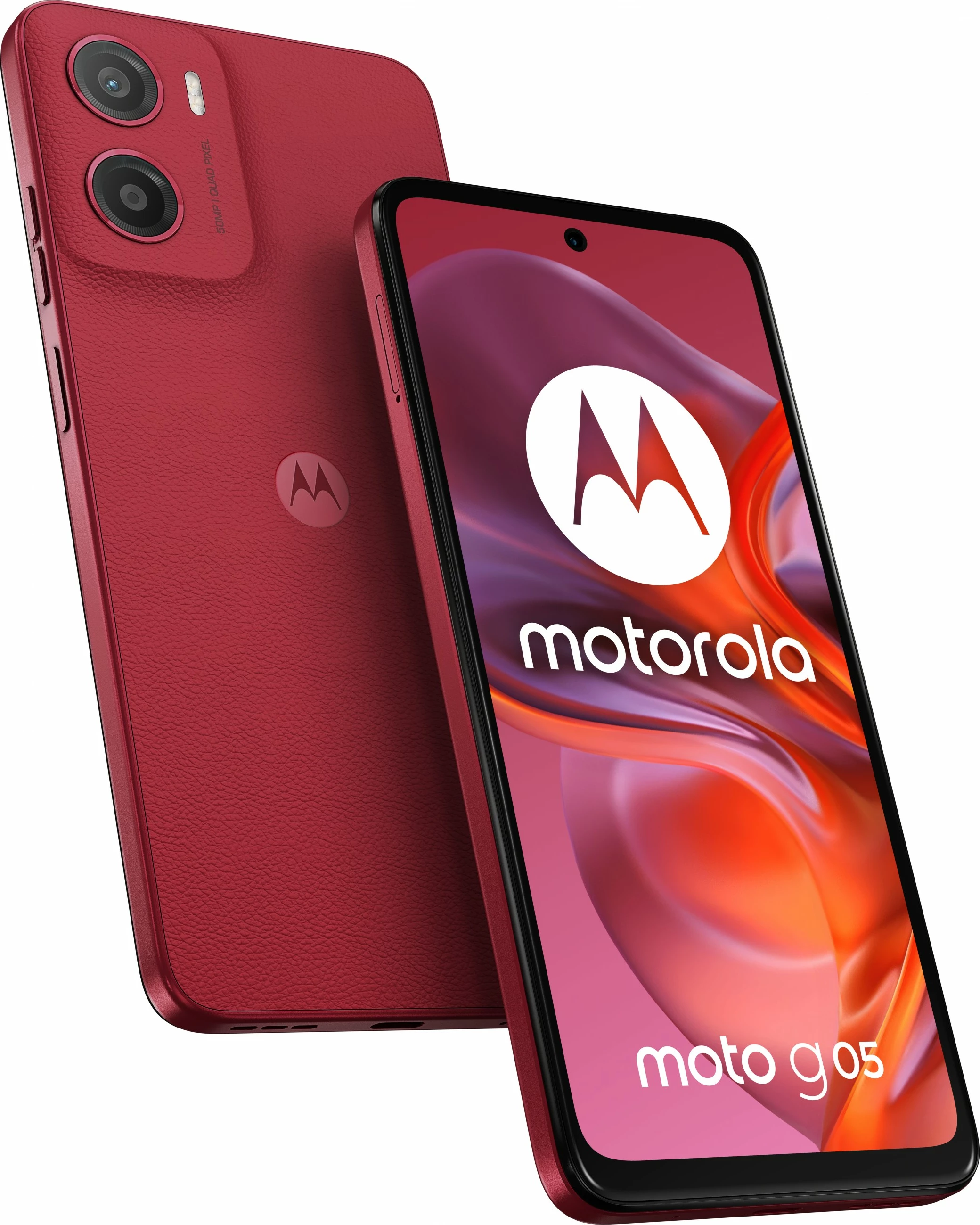 Celular Motorola Moto G05 XT2523-3, 4GB RAM, 128GB, Plum Red