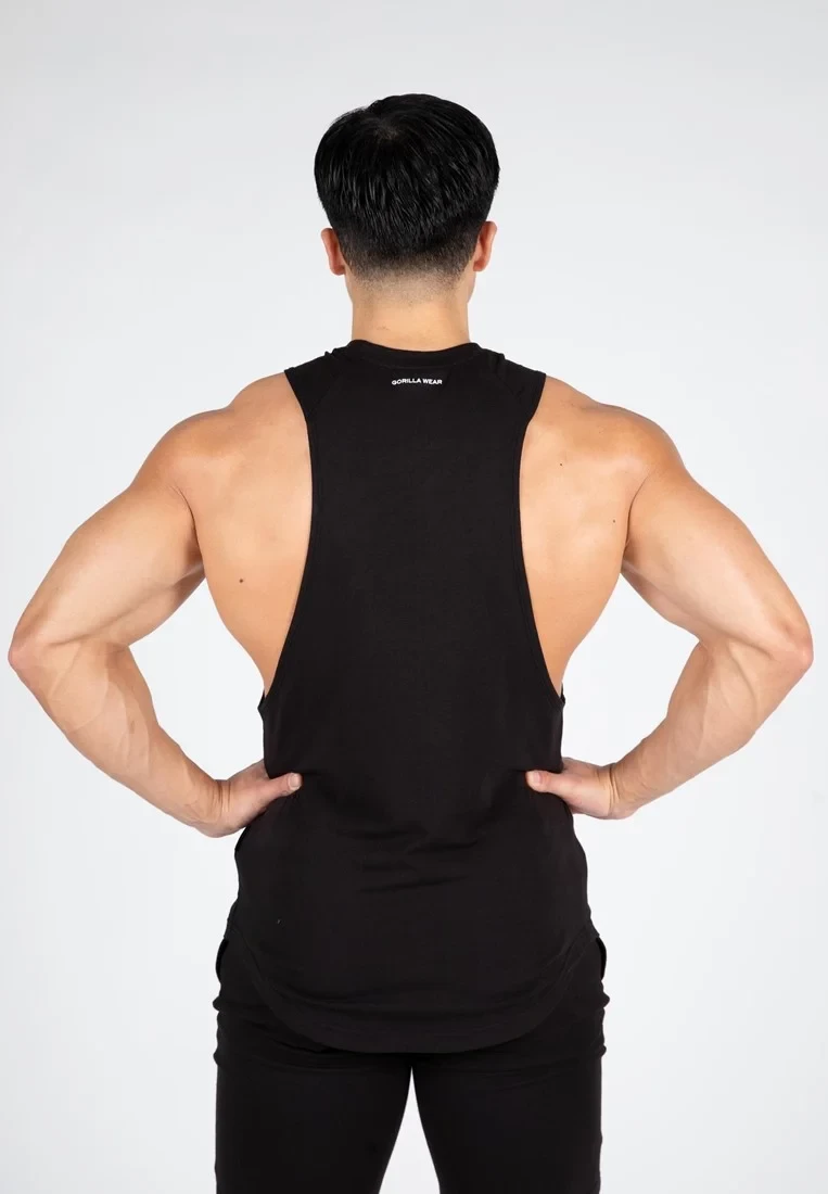 Milo Drop Armhole Tank Top - Black [Madhësia: 2XL]