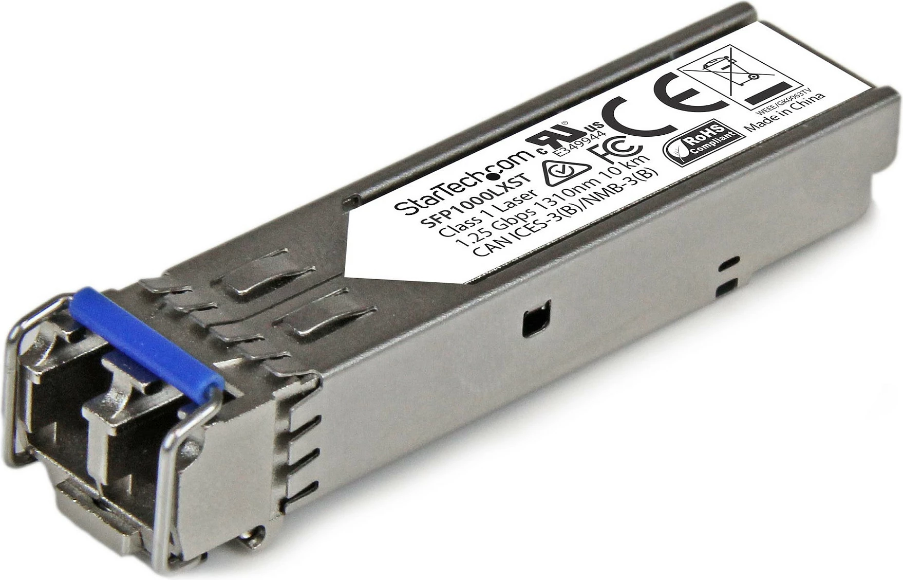 Modul SFP StarTech MSA 1000BASE-LX 1GbE, LC, Single Mode, 10km, 1310nm, argjendtë
