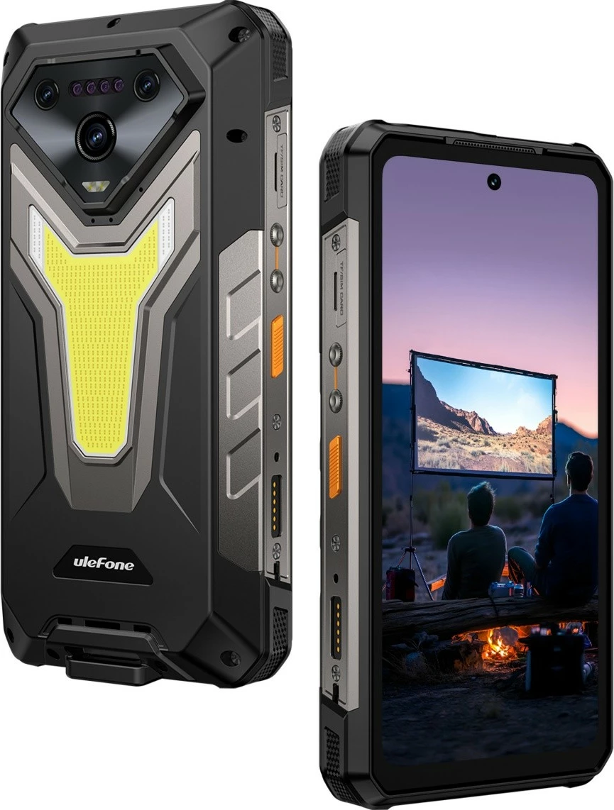 Celular Ulefone Armor 34 Pro Plus 5G 16/512GB, projektor DLP 150 lm, bateri 25500 mAh, i zi