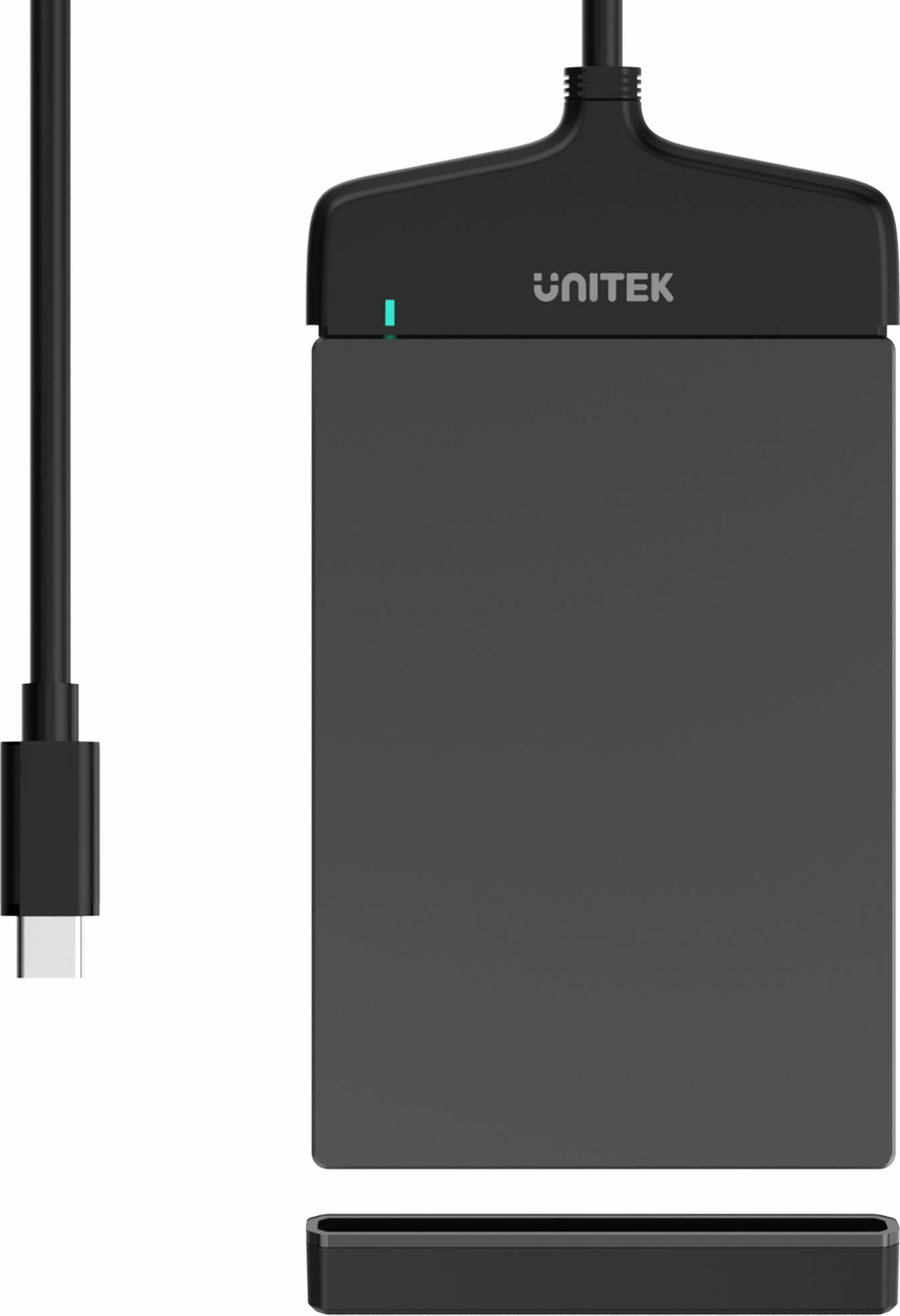 Adapter USB-C në SATA III Unitek Y-1096A, 6Gbps, për HDD/SSD 2.5", UASP, i zi