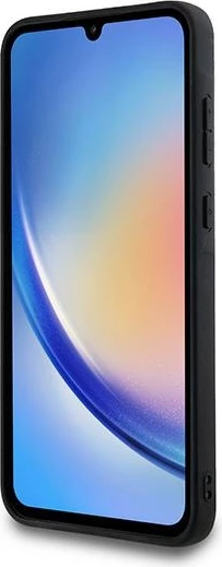 Mbështjellës Guess 4G Big Metal Logo për Samsung Galaxy A35, i zi
