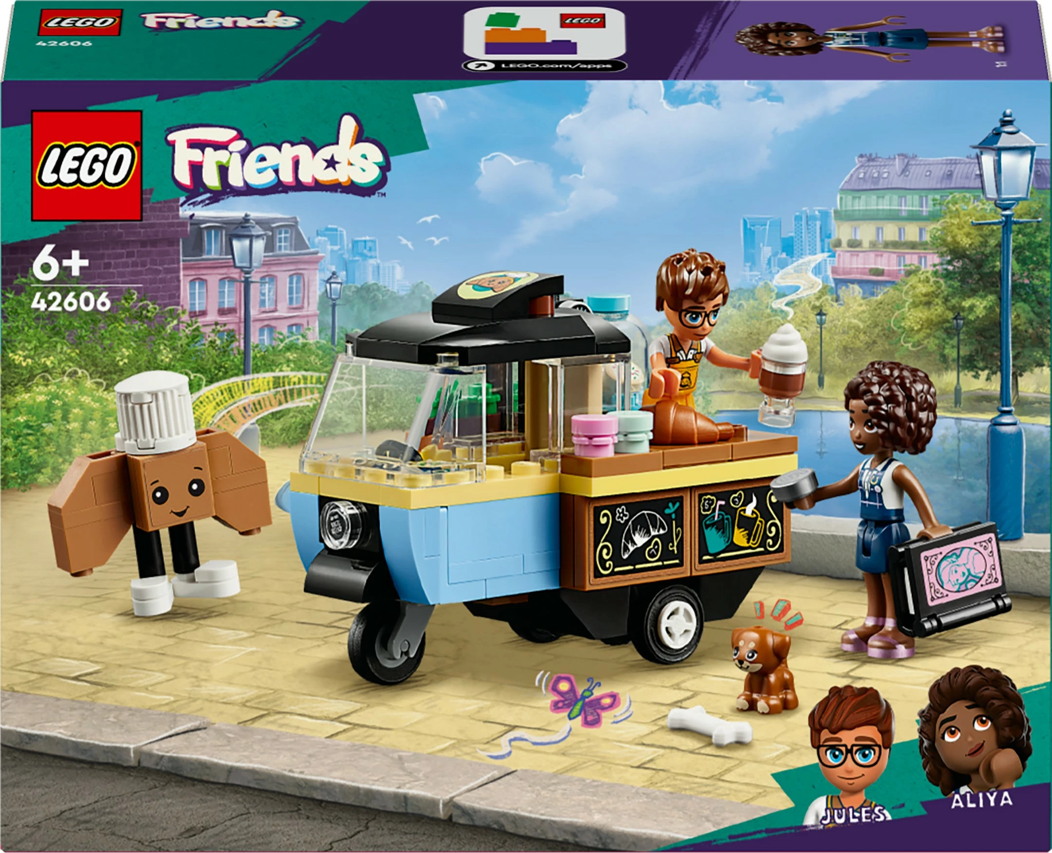 Set ndërtimi LEGO Friends 42606 Rollendes Café, shumëngjyrësh