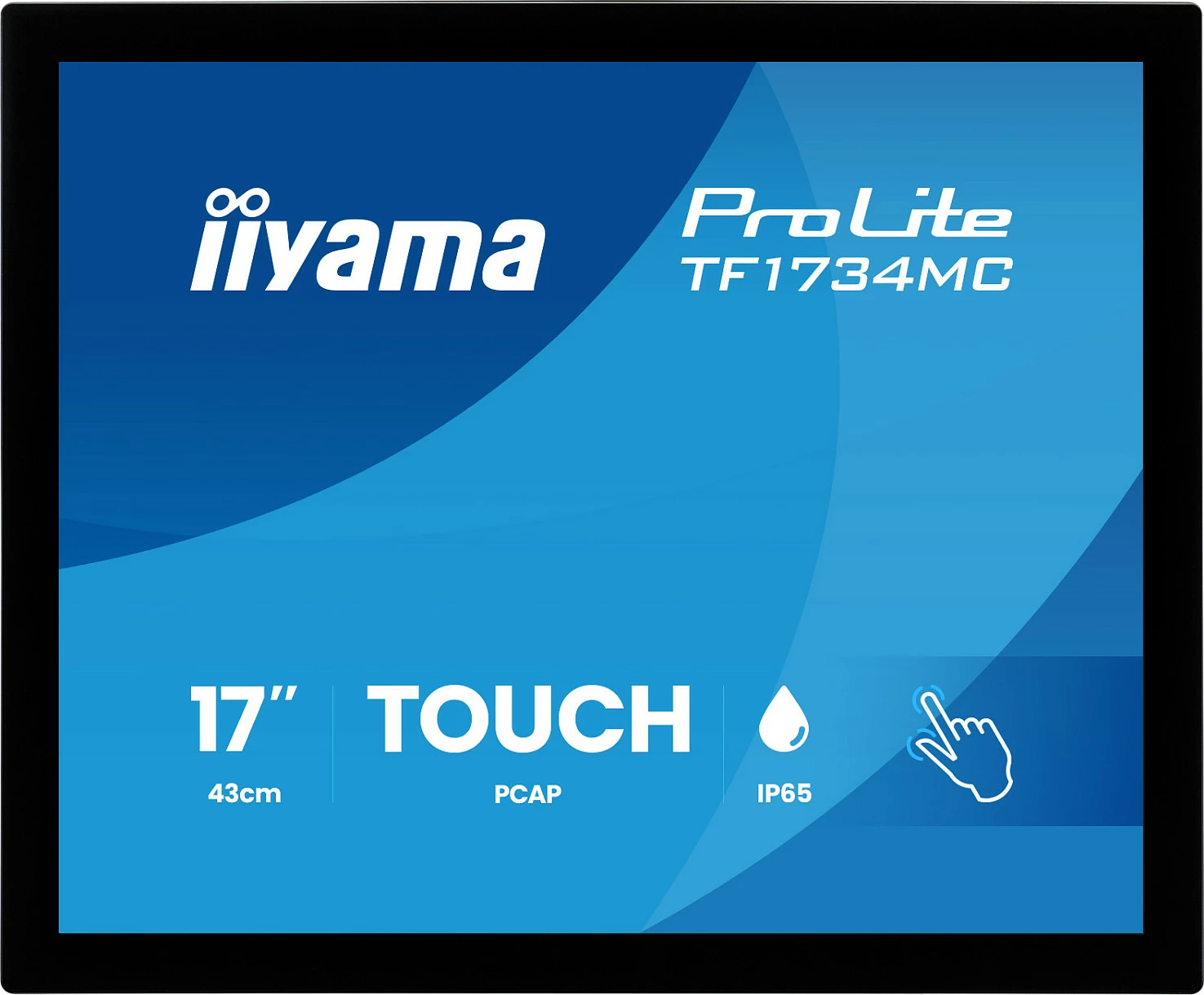 Monitor touch iiyama ProLite TF1734MC-B8X, 17" 1280x1024, HDMI/DisplayPort/VGA, IP65, i zi