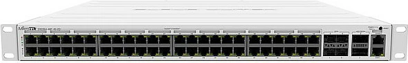 Switch MikroTik CRS354-48P-4S+2Q+RM, Managed, L3, Gigabit Ethernet, PoE, Rack mounting, 1U