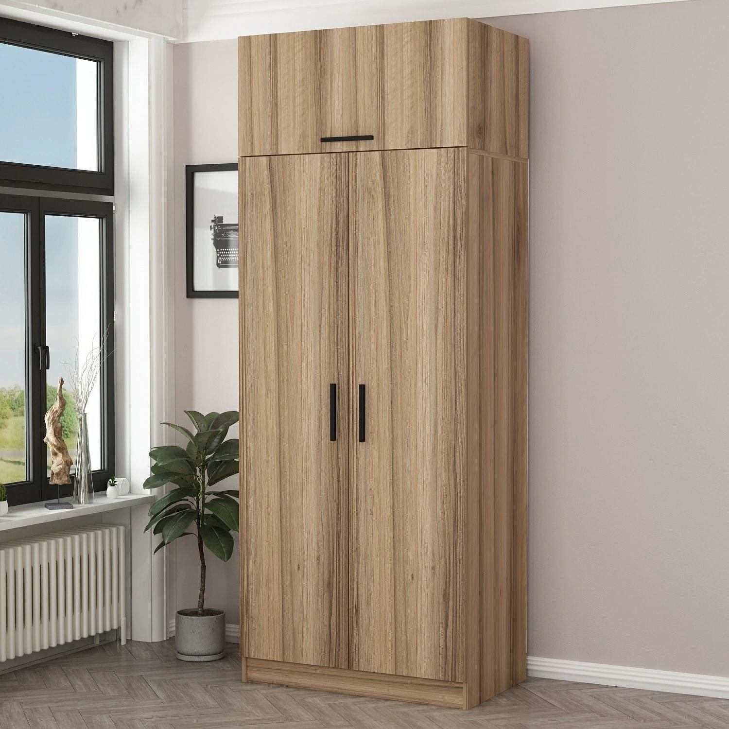 Dollap Skye Decor, ngjyrë lisi, 2237