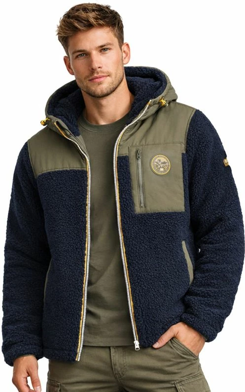Xhemper fleece për meshkuj Geographical Norway Terpa Navy Db, navy blue [Madhësia: XL]