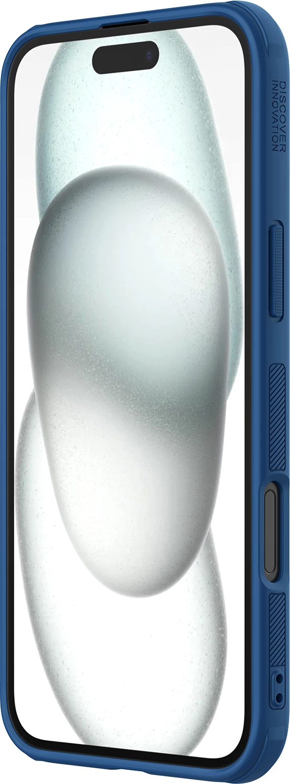 Mbështjellës Nillkin Super Frosted Shield Pro për iPhone 16, Blu