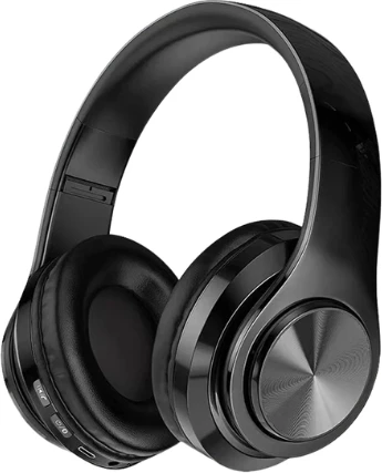 Kufje wireless over-ear me RGB dhe bass të theksuar, RKD55, e zeze