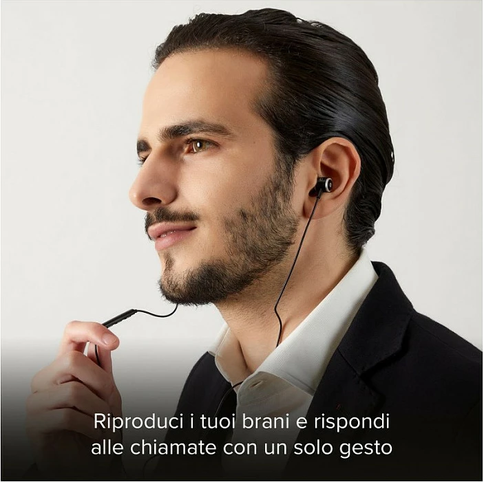 Kufje SBS Studio Mix 100C, me kabllo USB-C, in-ear, me mikrofon, 1.2 m, të zeza