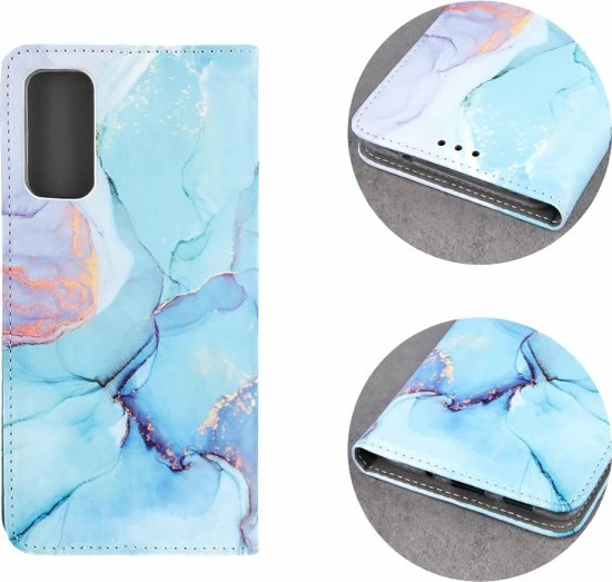 Mbështjellës flip HAVANA Trendy Marble për Xiaomi Mi 11i / F3 / F3 Pro, e gjelbër