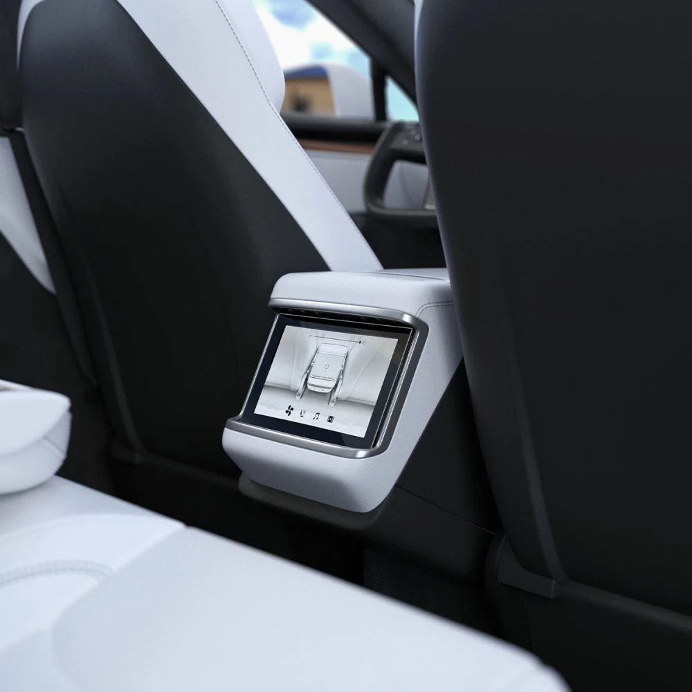 Mbrojtës ekrani xhami Spigen Glas.tR Slim për Tesla Model X 2022 / Model S 2021, Transparent