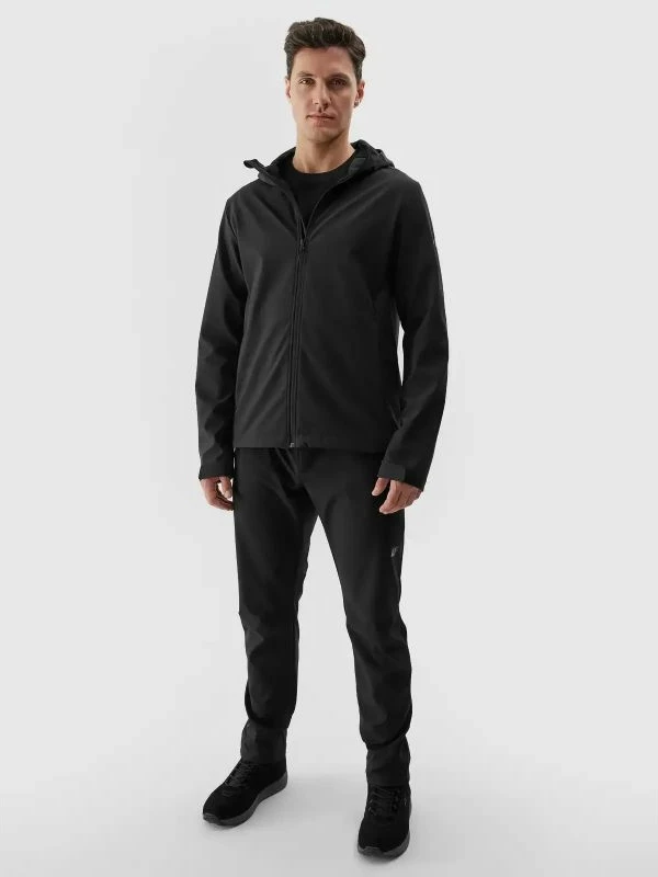 Jakne softshell për meshkuj 4F, e zezë [Madhësia: M]