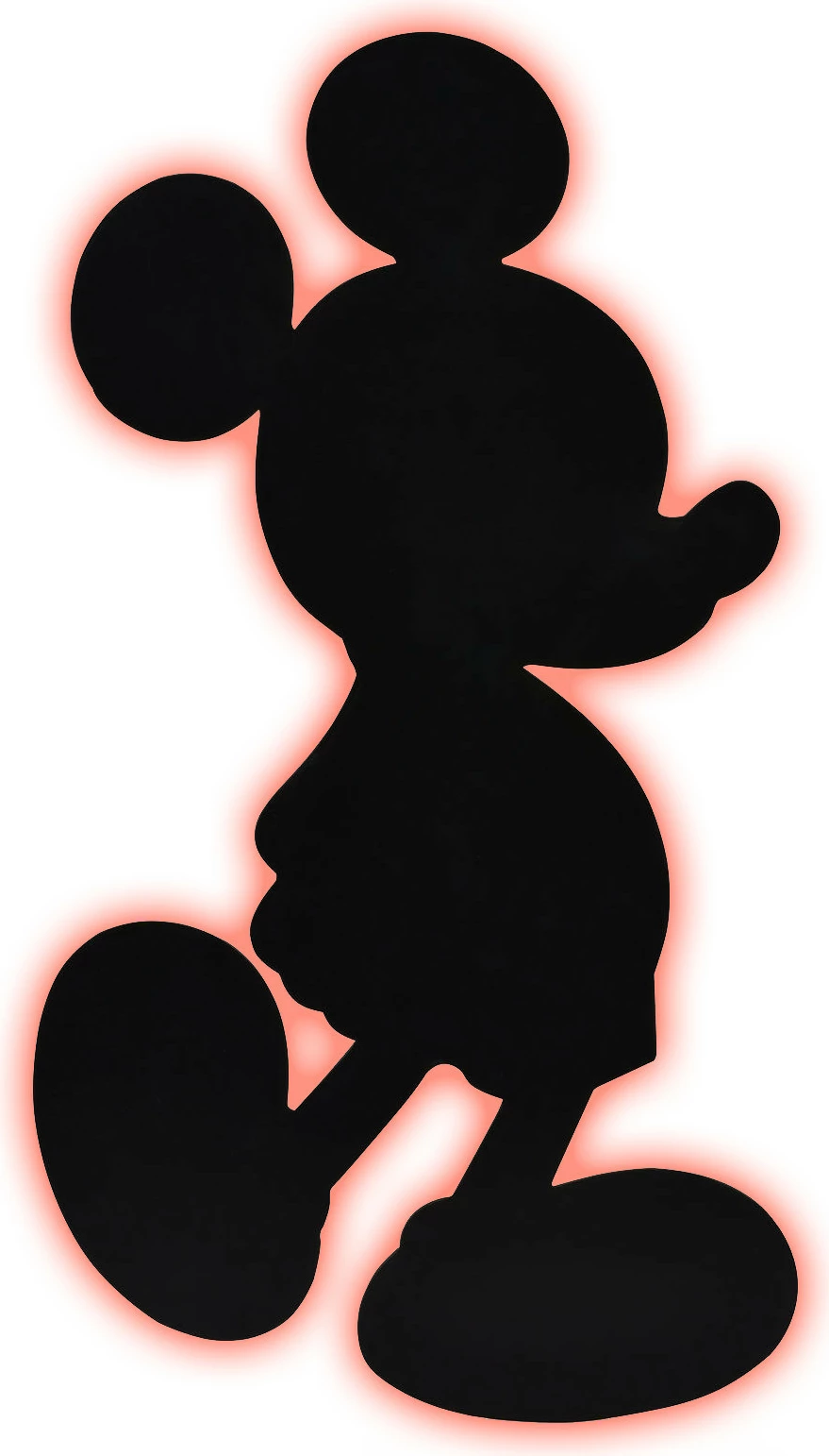 Dritë dekorative LED Mickey Mouse, e kuqe, Wallity