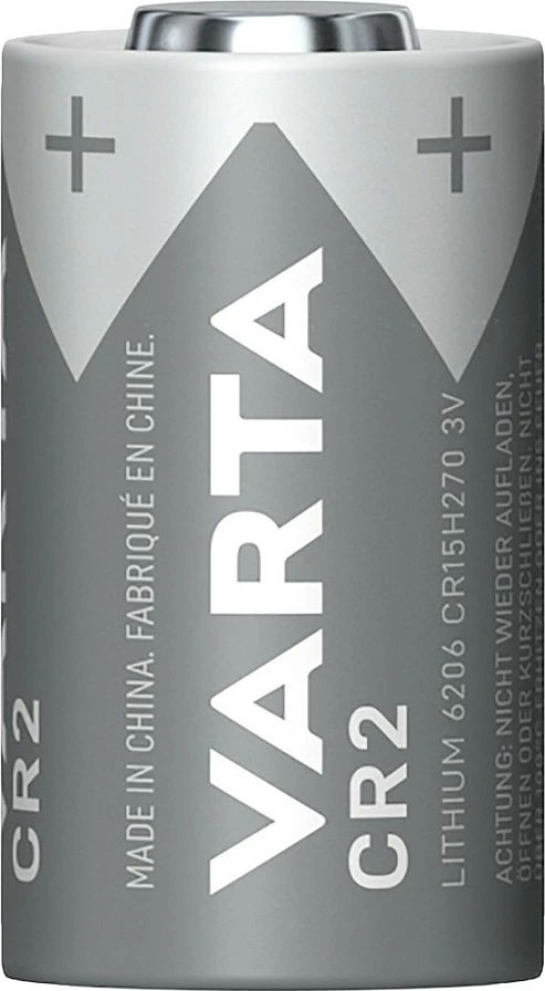 Bateri VARTA CR2 3V 880mAh Litium, 1 copë, gri/argjendtë
