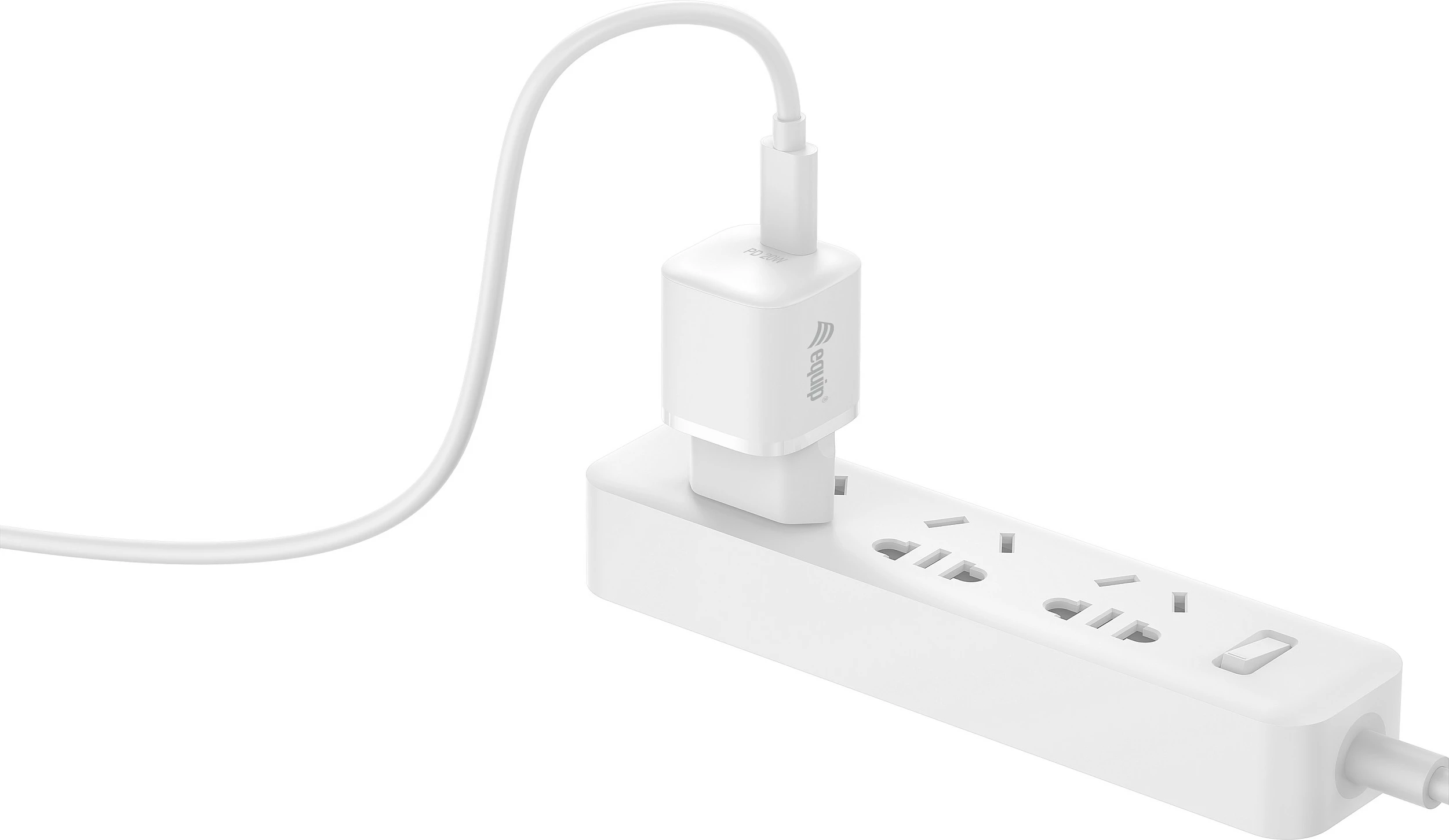 Karikues USB-C EQUIP 245520, PD 20W, 1 port, i bardhë