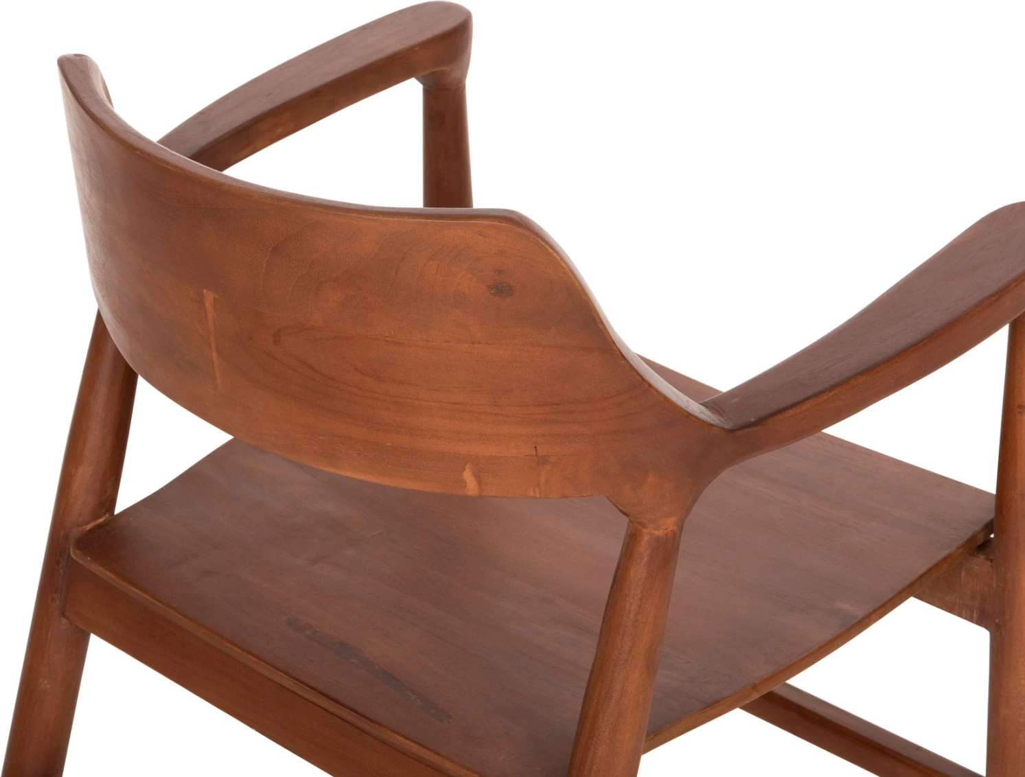 Karrige ngrënieje me krahë NIONI FH9476.01 dru TEAK ngjyrë arre 57x53x77H cm