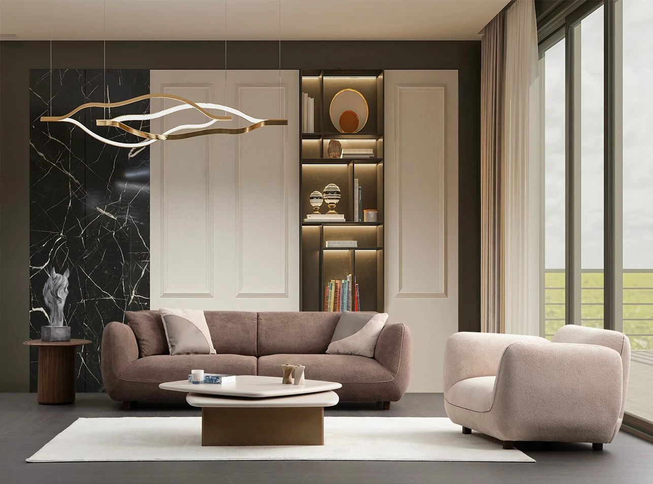 Kauç katër vendesh, kafe, Atelier del Sofa, Pavia