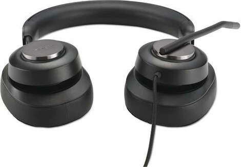 Kufje Kensington H2000 USB-C, me kabllo, për zyrë/qendër thirrjesh, të zeza