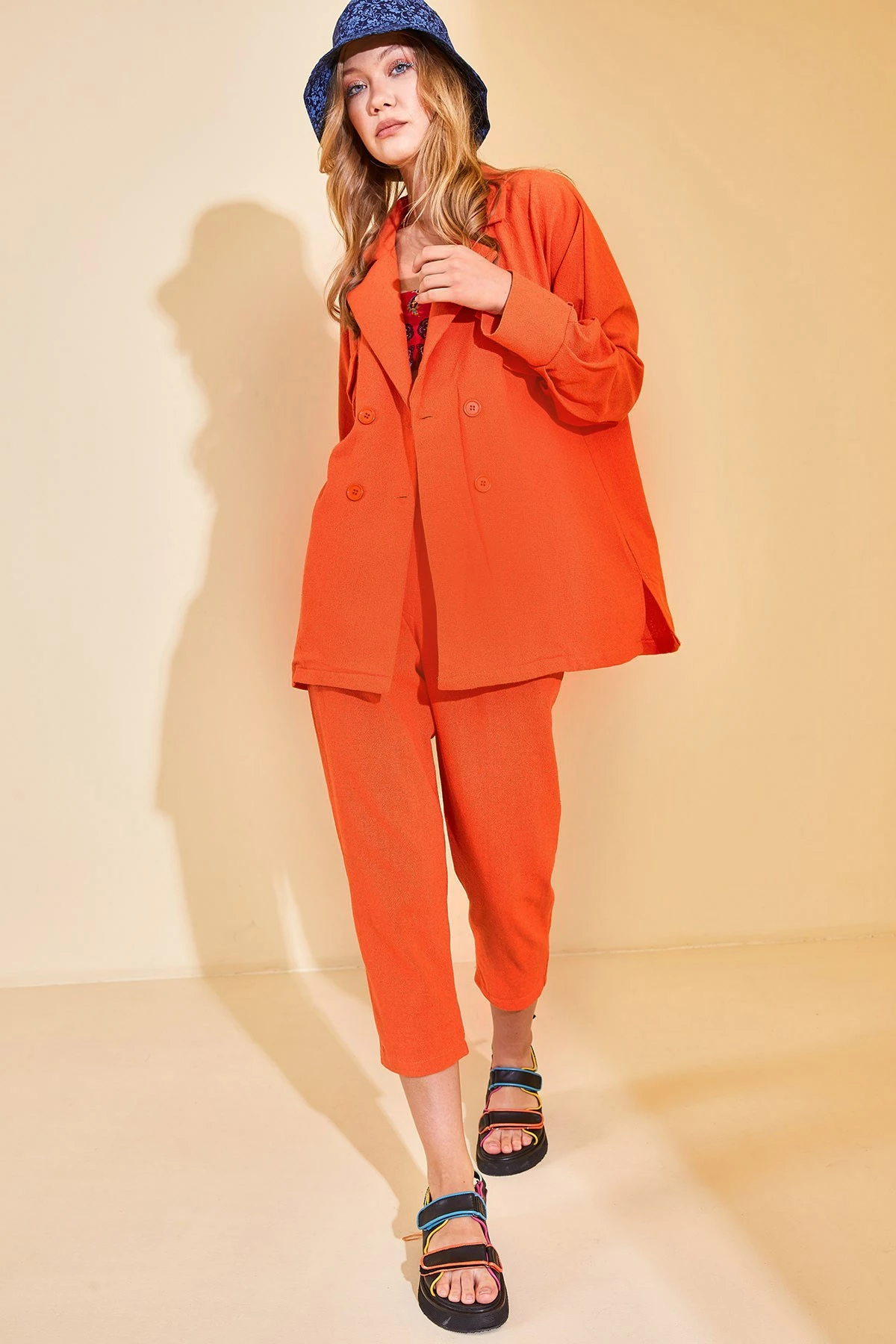 Kostum pantallonash Jumeon, portokalli, 12872