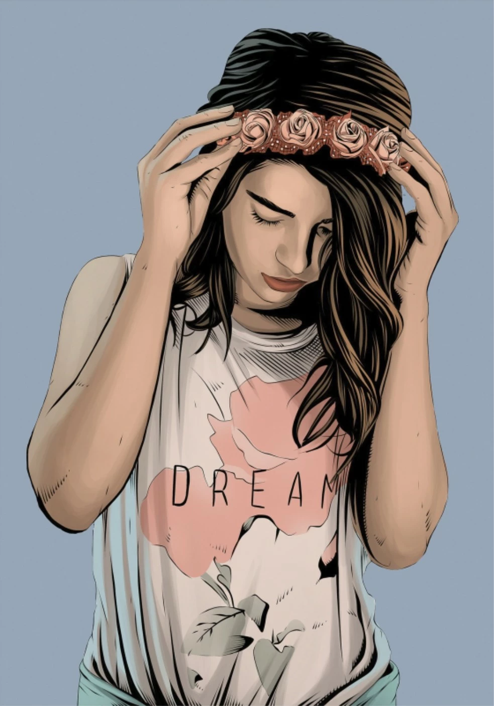 Qilim multingjyrësh, dizajn artistik, 180x280cm, CT-3166