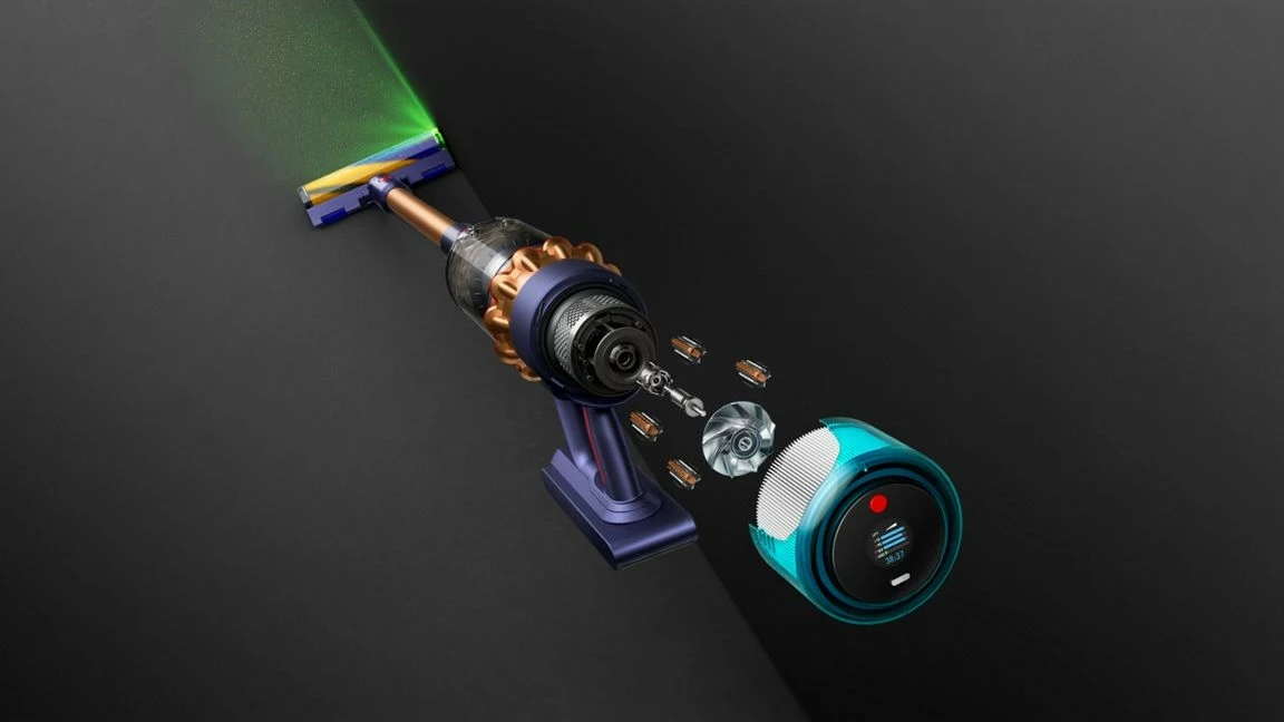Fshesë pa kabllo Dyson Gen5Detect Absolute, 70 min, LCD, natëblu/bakër