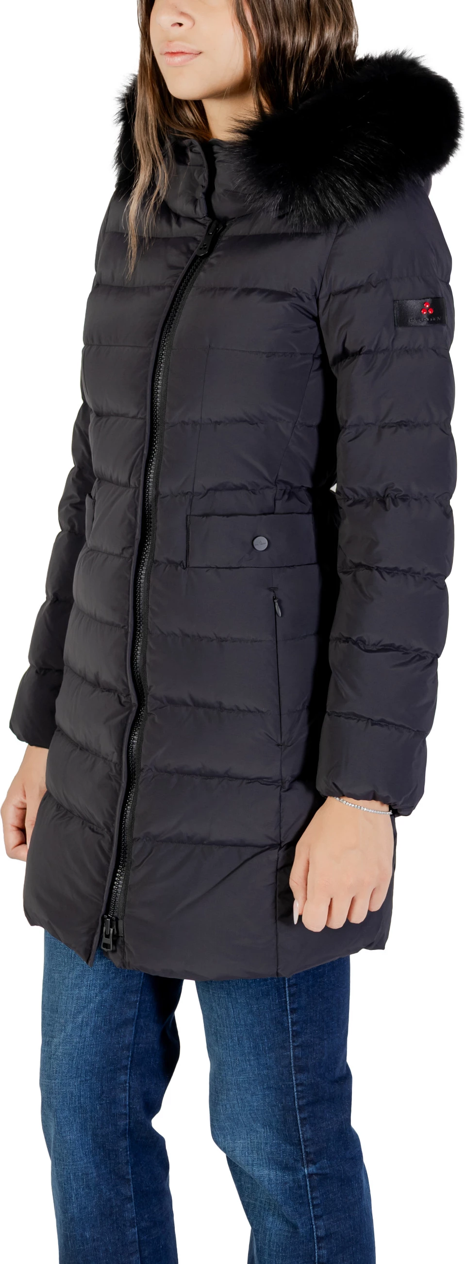 Pallto parka për femra Peuterey SERIOLA ML 06 FUR PED545801190986, e zezë [Madhësia: XL]