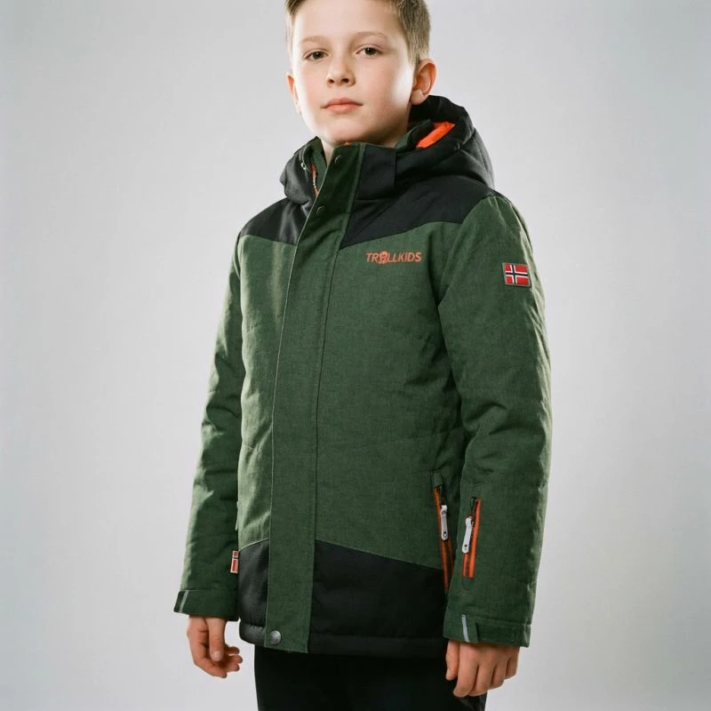 Jakne për fëmijë Trollkids, e gjelbër [Madhësia: 98]
