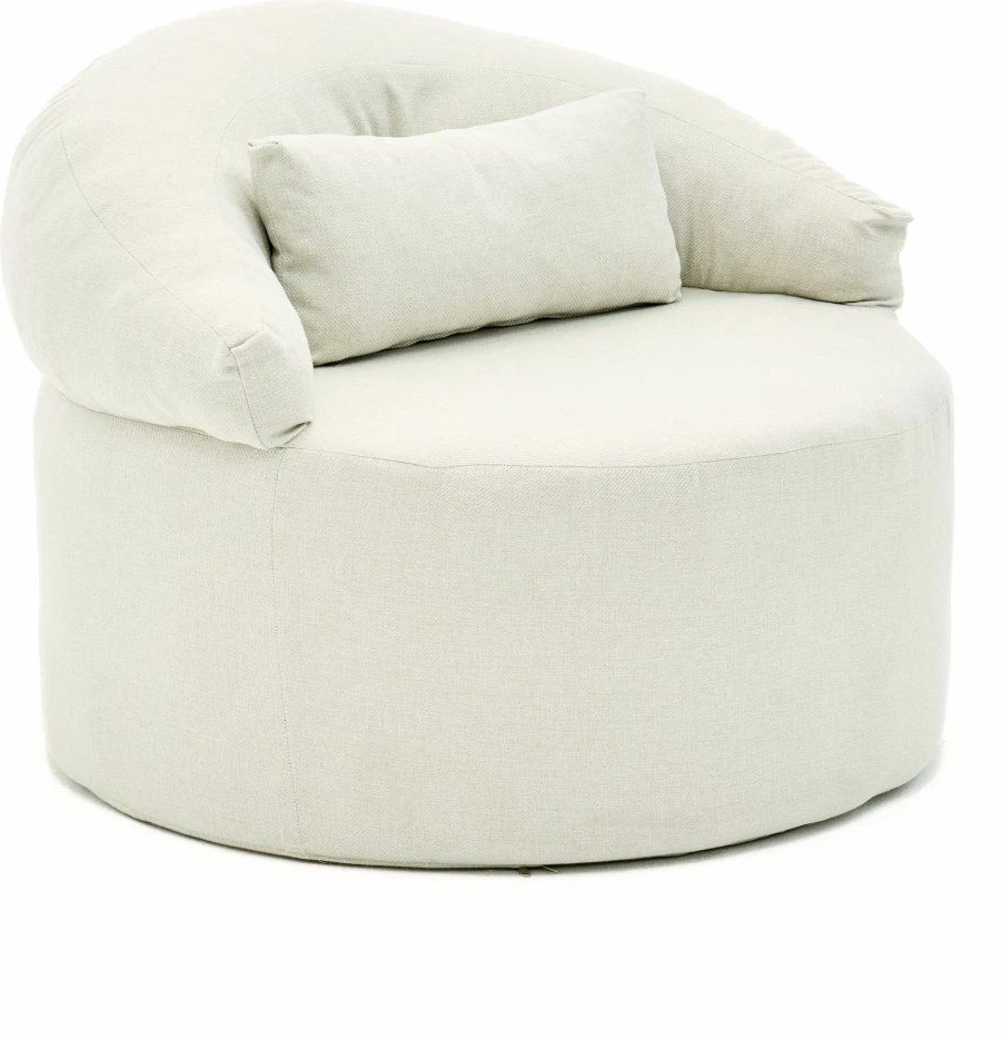 Karrige një vendëshe Pitta, krem, Atelier del Sofa