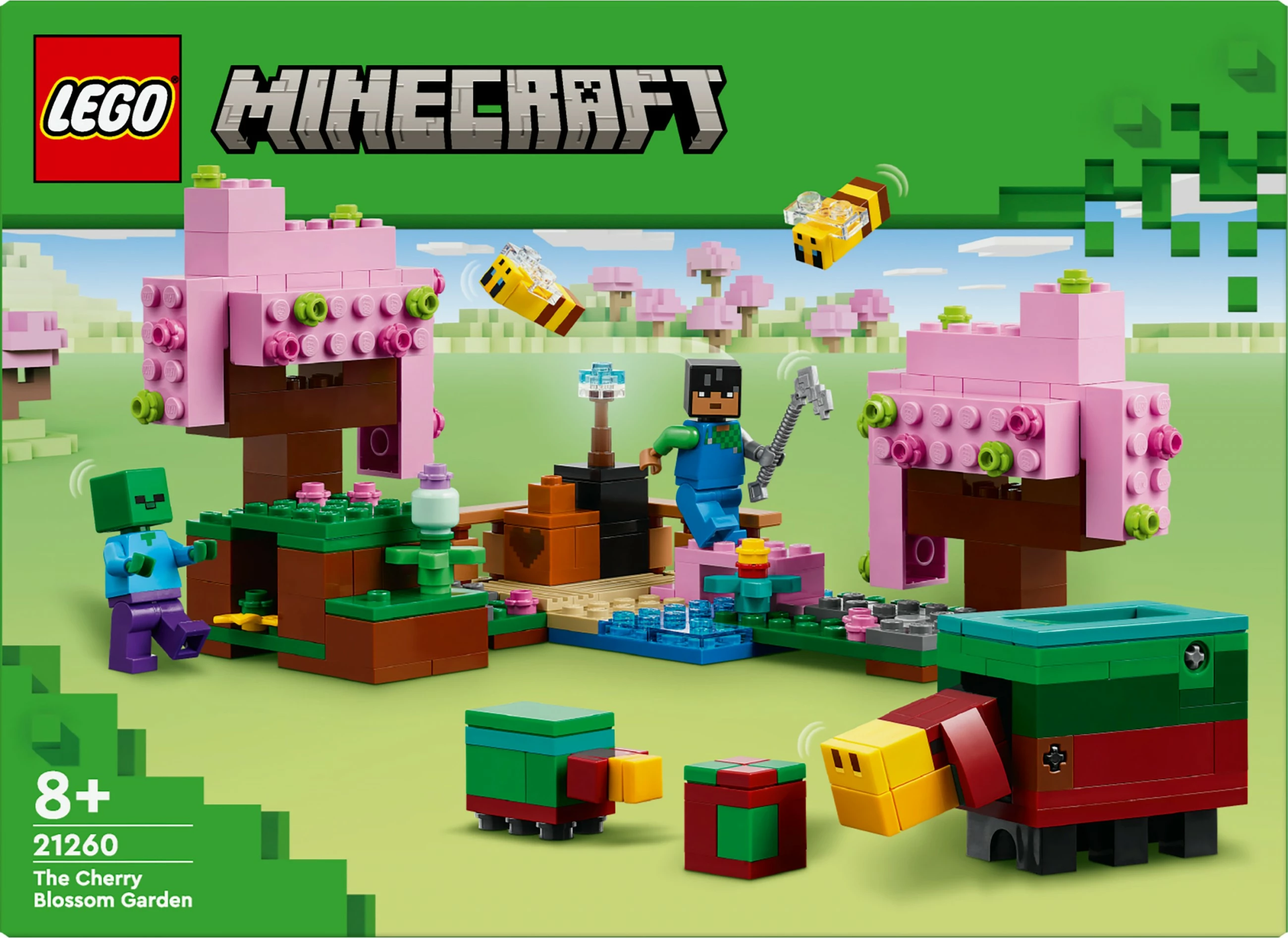 Set ndërtimi LEGO Minecraft 21260, 304 pjesë, multikolor
