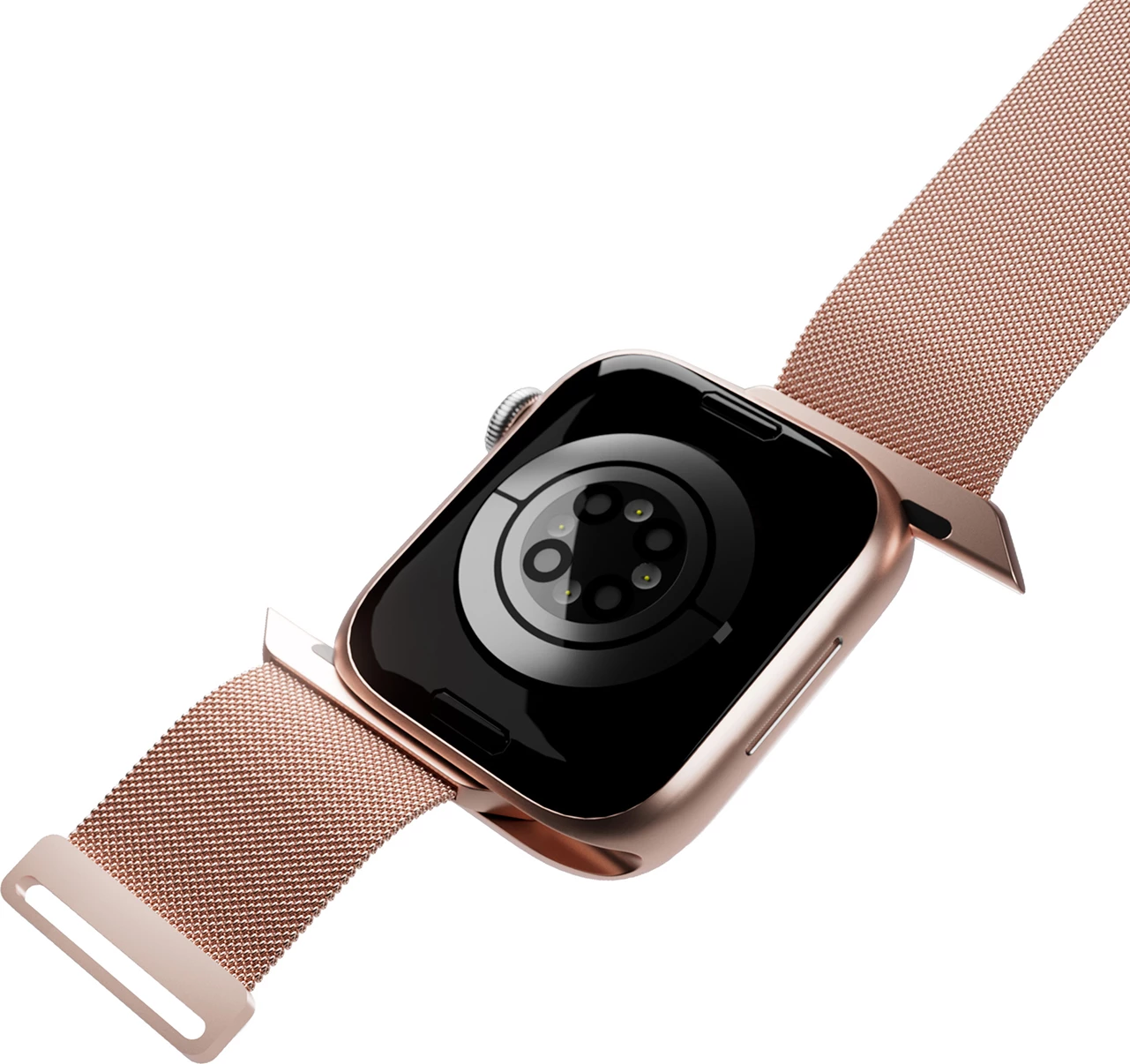 Rrip çeliku për Apple Watch Puro Milanese, 38/40/41mm, Rozë