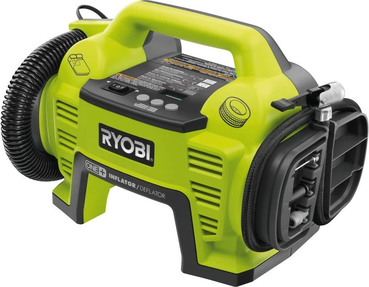 Kompresor me bateri Ryobi R18I-0, portativ, zi/gjelbër